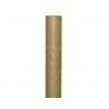 A smooth, cylindrical roll of brown kraft paper on a white background.