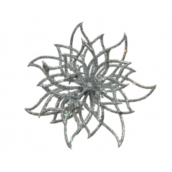 Decorative silver flower...