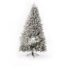 White flocked artificial tree