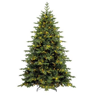 Pre-lit artificial Christmas tree Oxford with built-in LEDs