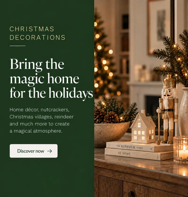 Create an enchanted home: decorations, nutcrackers and villages