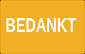 Bedankt