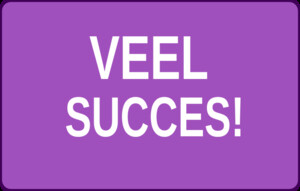 Veel succes