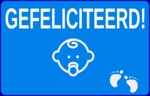 Gefeliciteerd met de geboorte