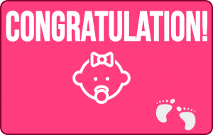 congratulation birth girl
