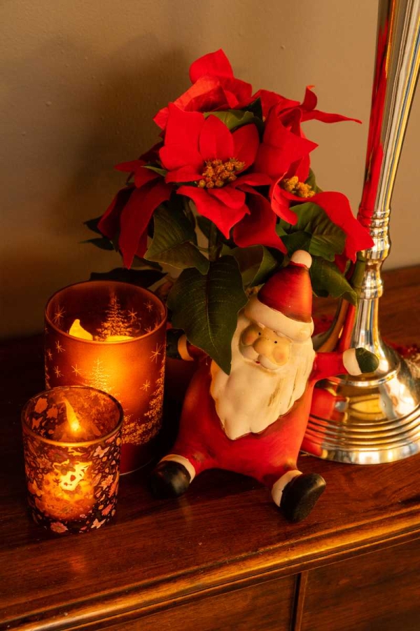 Kerstdecoratie met de kerstman